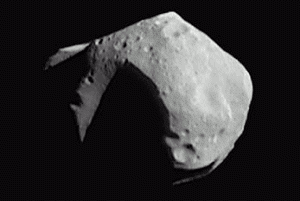 NEAR image of asteroid Mathilde, courtesy APOD