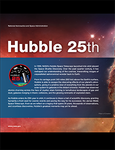 Hubble 25th Anniversary Poster Image